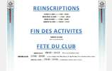 RE-INSCRIPTION SAISON 2018-2019 - Fête du club
